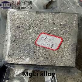 China Magnesium Lithium master alloy , MgLi 10% alloy ingot supplier