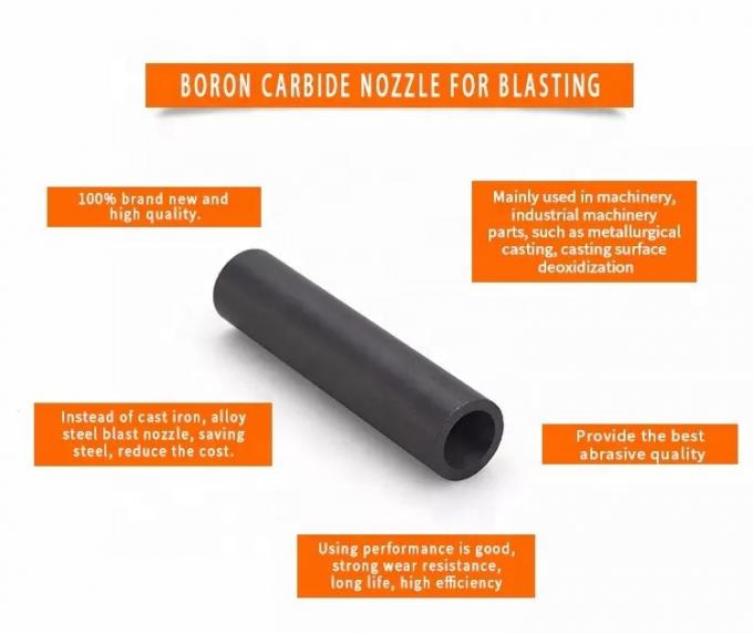 Boron Carbide Venturi Sand Blasting Nozzles With Jacket