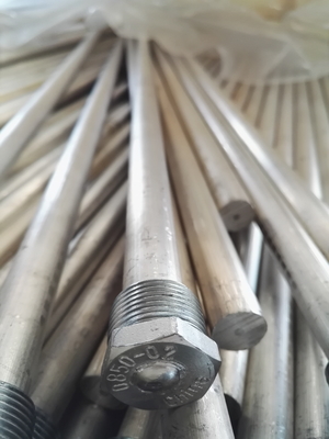 China Extruded AZ31B magnesium rod,  water heater anode rod magnesium supplier