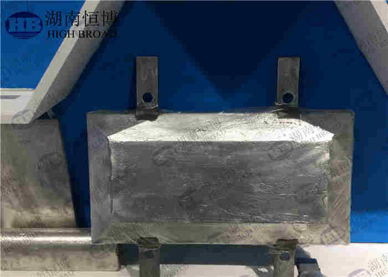 China Anti - Corrosion / Cathodic Protection 22W 44W Magnesium Anode With Double Iron Feet supplier