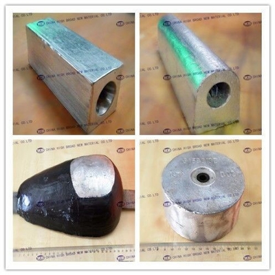 China casting AZ63 High Potential Magnesium Sacrificial Anode protection supplier