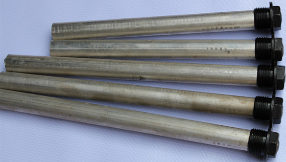 China Extruded Round Water Heater Anode Rods , Aluminum Anode Rod For Water Heater , heater treater anode rod supplier