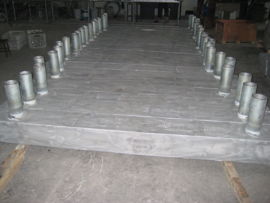 China Marine Sacrificial Aluminum Anode / ASTM Aluminum Sacrificial Anodes in brackish sea water supplier