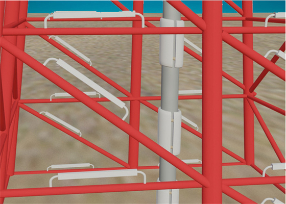 China Aluminium Anodes for Harbours Jetties / Aluminium Sacrificial Anodes supplier