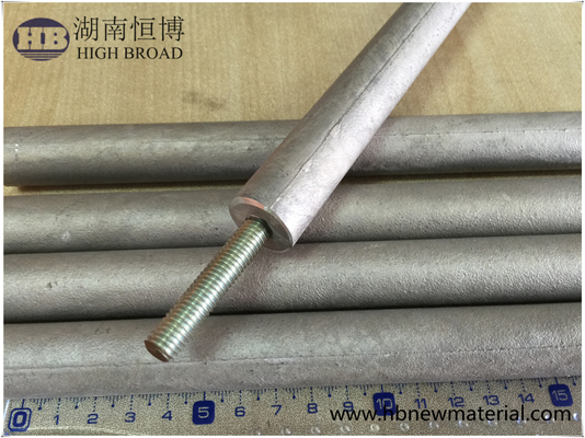 China Aluminum Heater Treater Anode rod provide maximum performance in seawater supplier