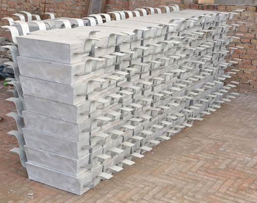 China Customized Silver Sacrificial Aluminum Anode For Cathodic Protection supplier