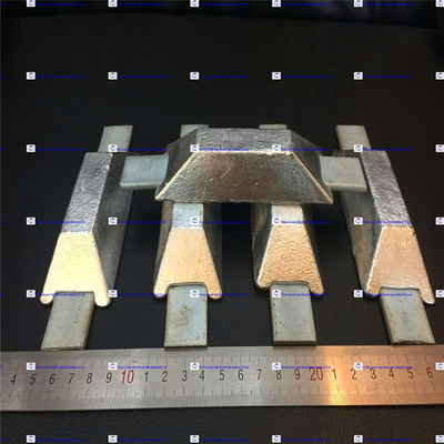 China ASTM Hull Sacrificial Zinc Anodes , Sacrificial Anode Cathodic Protection supplier