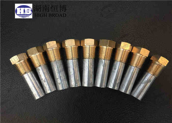 China Boat Engine Zinc 6L2289 Anode 1/2&quot; NPT Plug E-2B ASTM B418-95 supplier