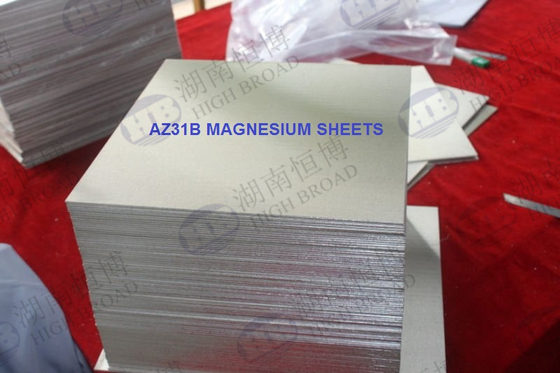 China Surface Polished Mg Magnesium Alloy Sheet Az31 Az31b Az61 Plate Material supplier