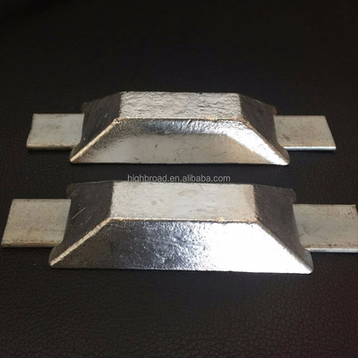 China ASTM Standard Sacrificial AZ HP Anodes for Corrosion Protection supplier