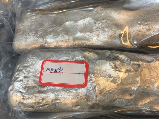 China MgZr 10% 15% 20% 25% 30% 35% alloy ingot master alloy magnesium zirconium MgZr30 for grain refine magnesium smelting supplier