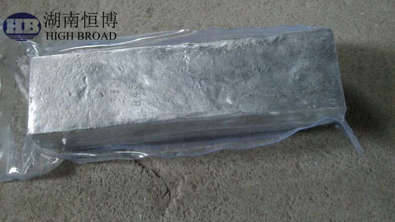China Magnesium Lanthanum Master Alloy Ingot MgLa30 MgLa25 Alloy Produced By High Broad New Material supplier