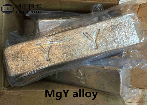 China Yttrium Magnesium Master Alloy MgY20 Rare Earth 20% For Electronic Products , Mobile Phones supplier