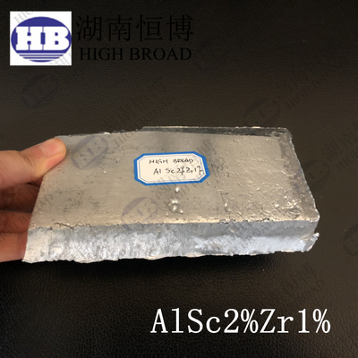 China Aluminium Scandium Zirconium AlSc2Zr1 Aluminium Master Alloys For Aluminum Metal Metallurgic Smeltings supplier