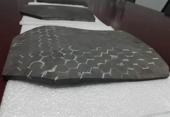 China Silicon Carbide Sic Bulletproof Ceramic Body Armor Plate High Bending Strength supplier