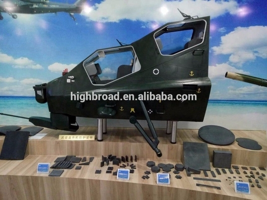 China SIC B4C Tiles Ceramic Ballistic Tiles For Security Protection supplier