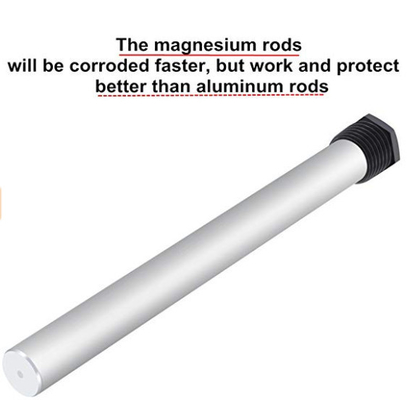 China OEM Hot Water Heater Anode Rod , Magnesium Sacrificial Anode Rod Corrosion Protection supplier