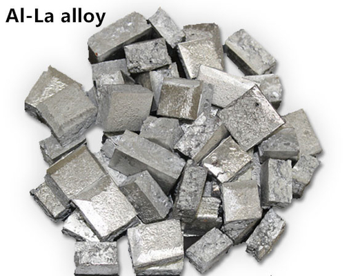 China Aluminum Lanthanum alloy  LaAl alloy, Aluminum Rare Earth Alloy for hardners supplier