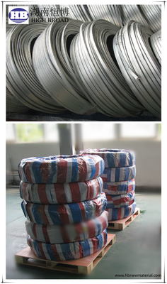 High potential HP Magnesium Ribbon / strip  Anode Rod Underground Pipelines Anti Corrosion ISO supplier
