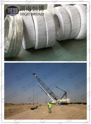 High potential HP Magnesium Ribbon / strip  Anode Rod Underground Pipelines Anti Corrosion ISO supplier