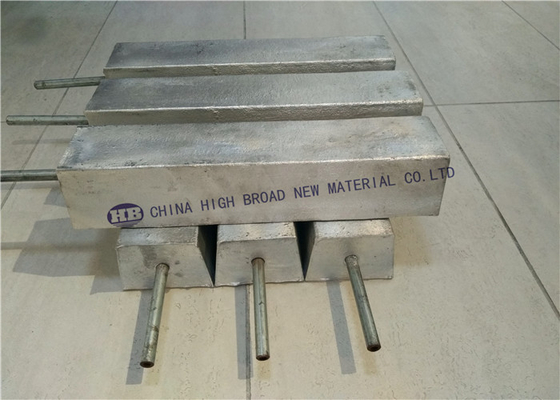 Magnesium sacrificial anode used in  protecting one steel hull supplier