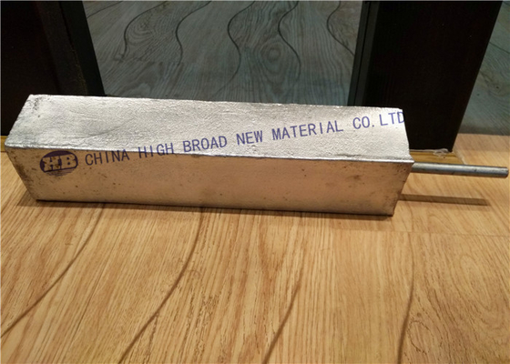 Low Potential high potential Magnesium anode with fillings AZ63 supplier