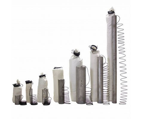 Corrosion Protection Magnesium Sacrificial Anode Packaged Mg Anode Performance supplier