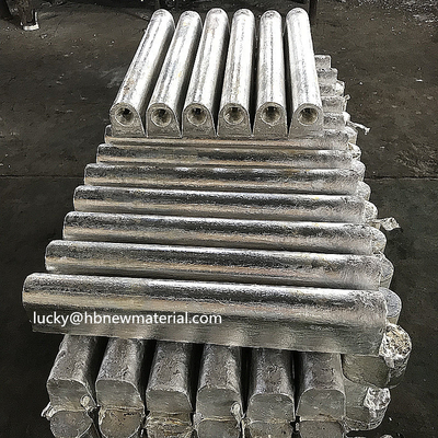 Corrosion Protection Magnesium Sacrificial Anode Packaged Mg Anode Performance supplier