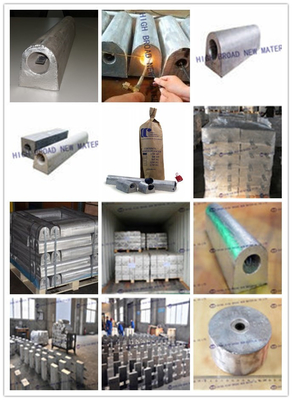 High Potention Magnesium Anode / Az63 Magnesium Sacrificial Anodes supplier