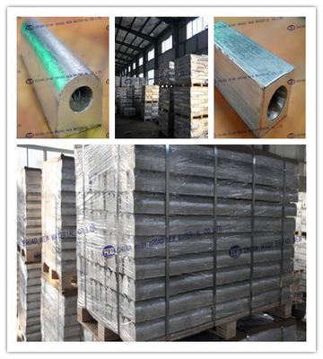 Magnesium Aluminum Zinc Alloy Sacrificial Anode High Potential Magnesium Anodes supplier
