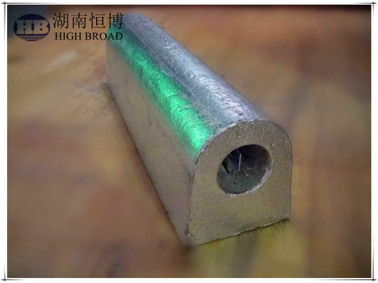 High Potential Cast AZ63C Magnesium Anodes Cathodic Protection OEM supplier