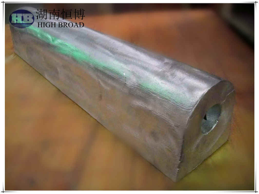 High Potential Cast AZ63C Magnesium Anodes Cathodic Protection OEM supplier