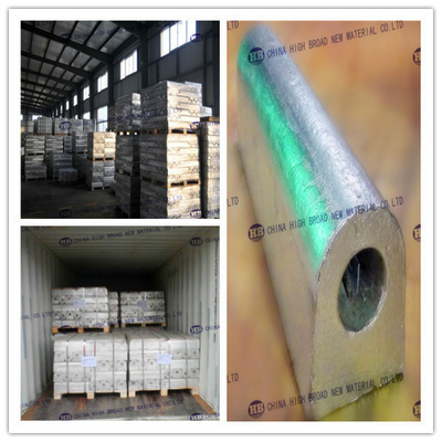 High Potential Cast AZ63C Magnesium Anodes Cathodic Protection OEM supplier