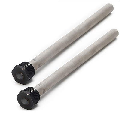 Cast magnesium water heater anode rods / sacrificial anode protection AZ63C supplier