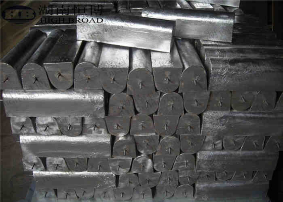 High Potential AZ63C M1C Magnesium Anode With Standard Ribbon Steel Core supplier