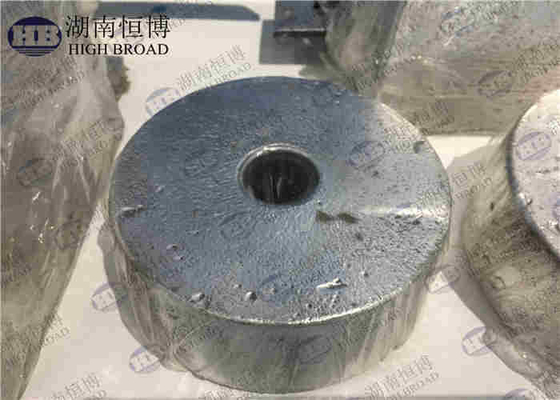 Magnesium Condenser Anodes AZ63 HP 22 Lb 44 Lb For Soil Under Ground Pipeplines supplier