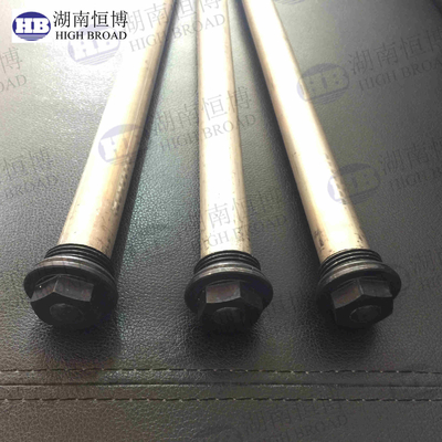 AlZn10 Water Heater Magnesium Anode , Aluminum Anode Rod 232768 supplier