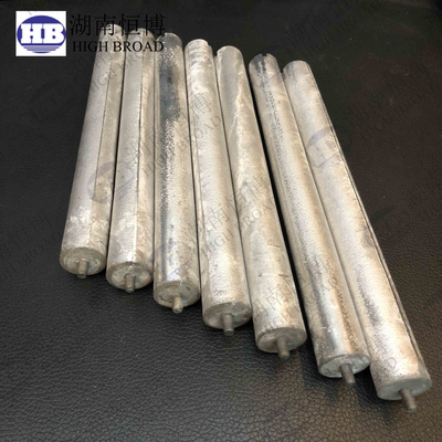 NPT 3/4&quot; Steel Plug Magnesium Mg Mag Sacrificial Rod Anode For Heat Generator AZ31 AZ61 Pure Magnesium 99.9% supplier