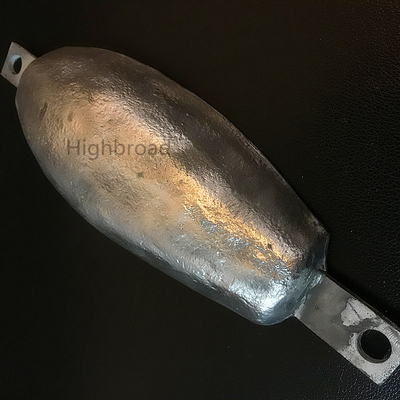 ASTM B418-95 99% Pure Zinc Anode Ingots Anti Corrosion Aluminum Zinc Magnesium Anode supplier