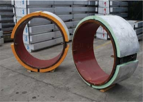 Round ASTM Sacrificial Aluminum Anode For Subsea Pipelines , Aluminum Bracelet Anodes supplier