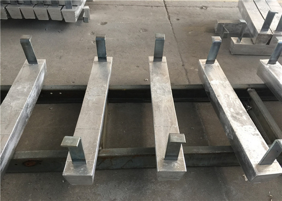 Aluminum sacrificial anode for jetty piles pier content Al-Zn-In alloy supplier