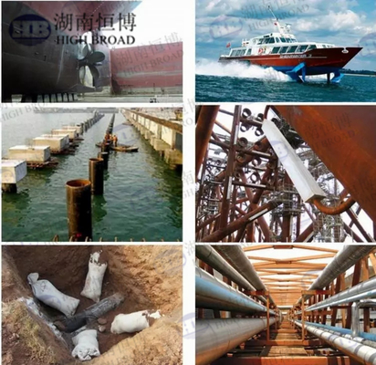 Ballast Tank , Harbor Dock Aluminum Anodes / Oil Tank Sacrificial Anode Cathodic Protection supplier