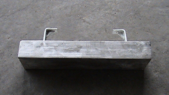 MIL-A-24779 Alloy Aluminum Cathodic Protection Anodes For Seawalls / Pilings for offshore supplier
