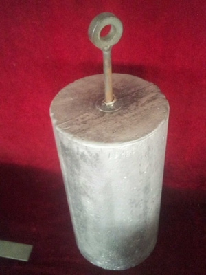 Density 2.7 G/Cm3 Aluminium Sacrificial Anode Long Lasting Corrosion Protection Systems ALZNIN supplier