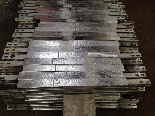 Aluminum Ballast Tank Anodes With Low Iron , High Purity Aluminum Zinc Indium Alloys supplier