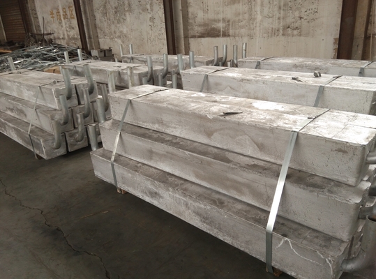 Condenser Aluminum Anode ASTM Bracelet Anodes With Chemical Al supplier