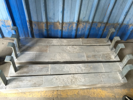 Condenser Aluminum Anode ASTM Bracelet Anodes With Chemical Al supplier