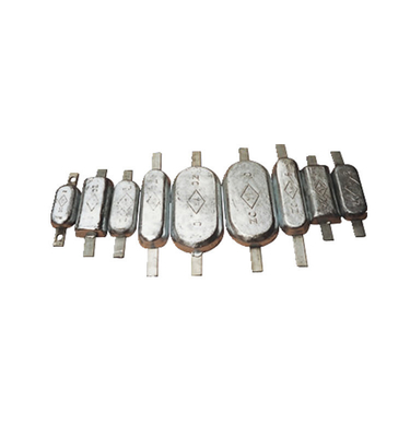 Zinc Hull anode  for Ship Marine Sacrificial Zinc Anode supplier