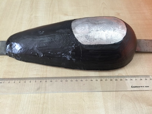 Yacht  Zinc / magnesium Cathodic Anodes with Tear Drop water drop shape supplier