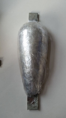 Yacht  Zinc / magnesium Cathodic Anodes with Tear Drop water drop shape supplier